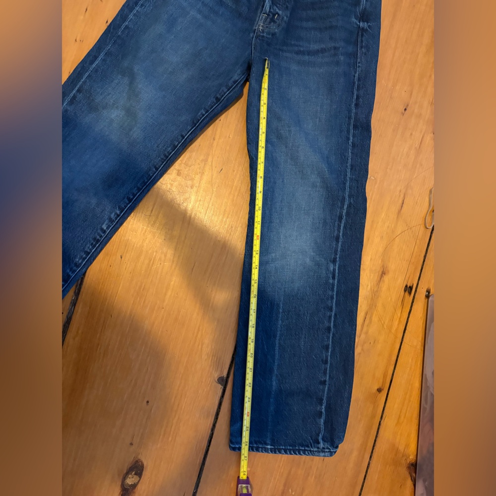 MOTHER Superior The Rambler Ankle Jeans in Well Stacked, Size 24 Medium Dark - Picture 13 of 16